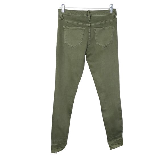 Mossimo Olive Green Mid Rise Skinny Jeans Size 0 - Picture 3 of 6